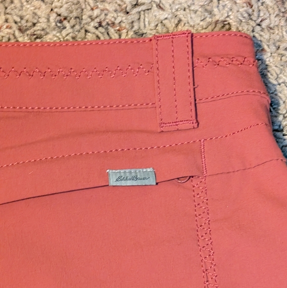 EDDIE BAUER WOMEN'S RAINIER SHORTS DUSTY CORAL TRAVEL HIKING ACTIVEWEAR SZ 2 - Picture 10 of 11